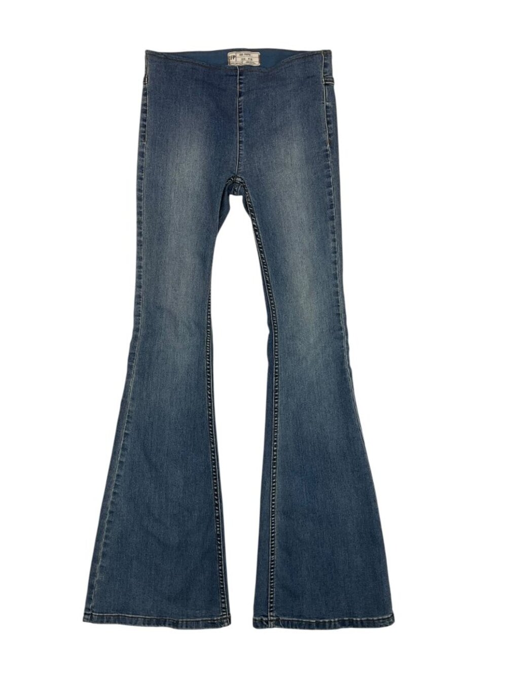 Free People Dark Blue Flare Jeans